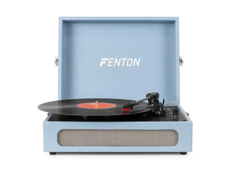 Fenton Plattenspieler mit Bluetooth RP118E Blau Fenton Plattenspieler mit Bluetooth RP118E Blau