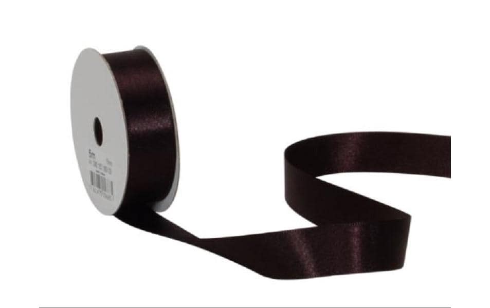 Spyk Satinband 16 mm x 5 m, Schwarz