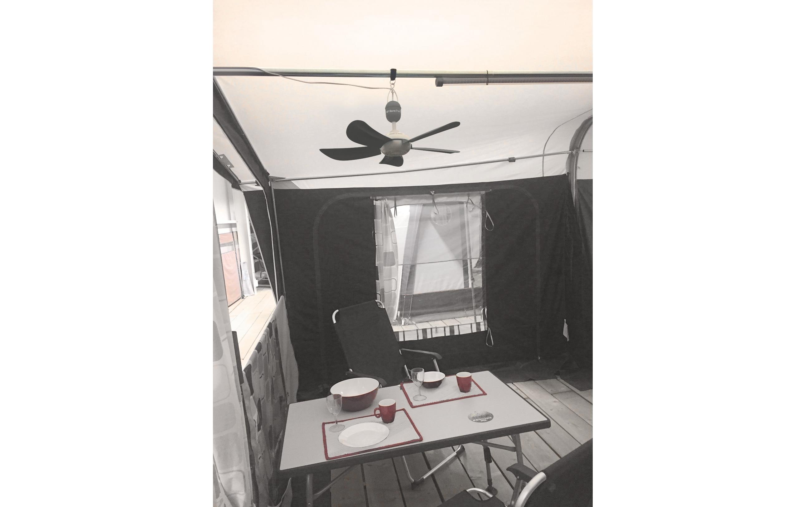 Eurotrail Deckenventilator 230 V Grau