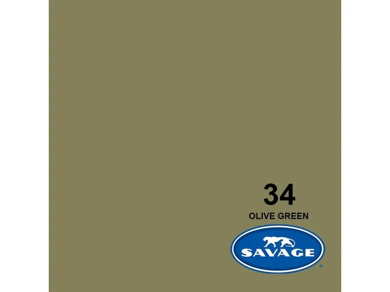 Savage Hintergrund Papier 1.35 x 11 m Olive Green Savage Hintergrund Papier 1.35 x 11 m Olive Green