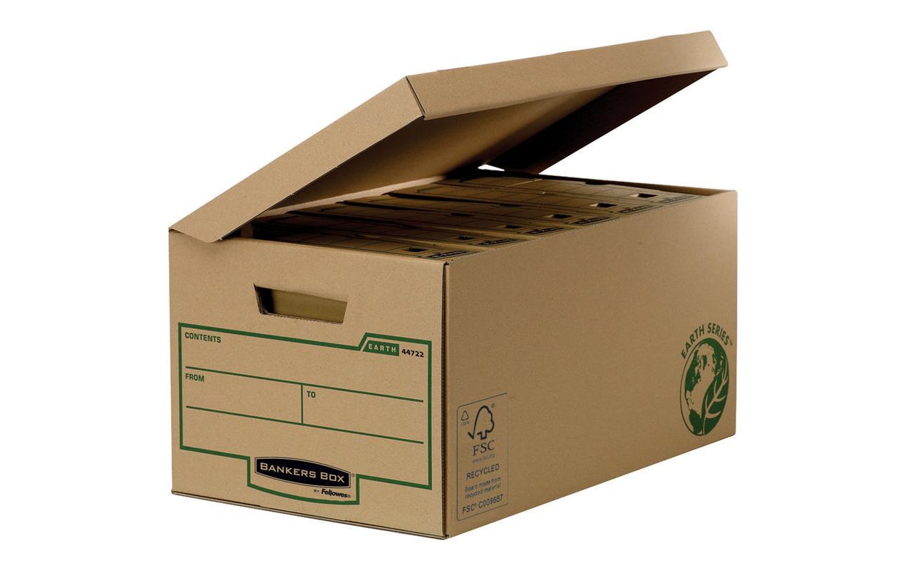 Fellowes Archivschachtel BankersBox EarthSeries Klappbox Braun