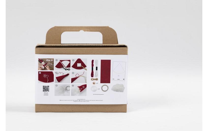 Creativ Company Bastelset Weihnachtensbaumschmuck Wichtel