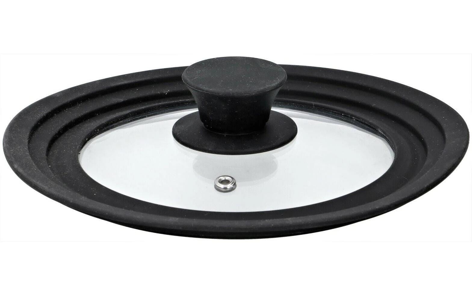 ALPINA Pfannendeckel mit Silikonrand 16 cm/18 cm/20 cm