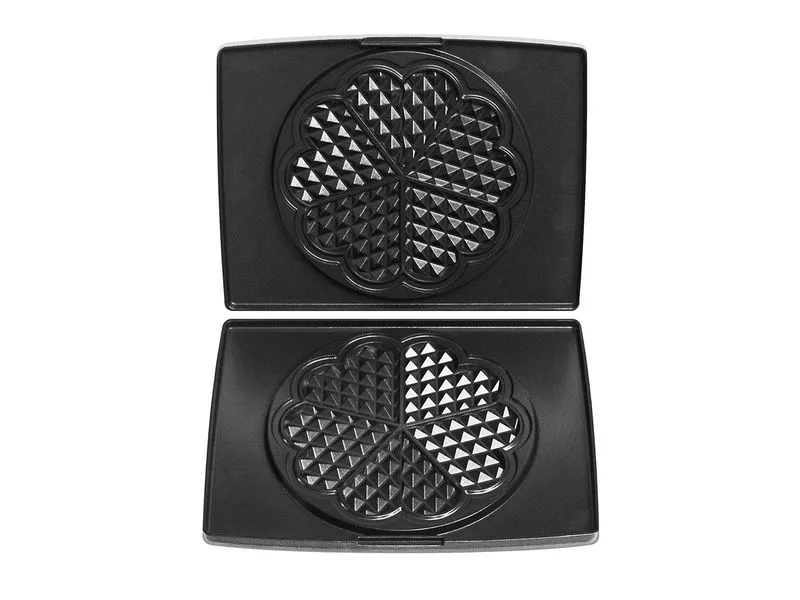 FRITEL Backplatten herzförmige Waffel Aluminium-Druckguss