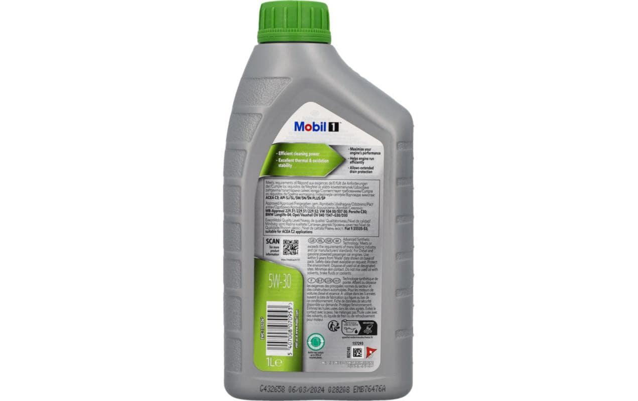 Mobil Motorenöl ESP 5W-30, 1 l Mobil Motorenöl ESP 5W-30, 1 l