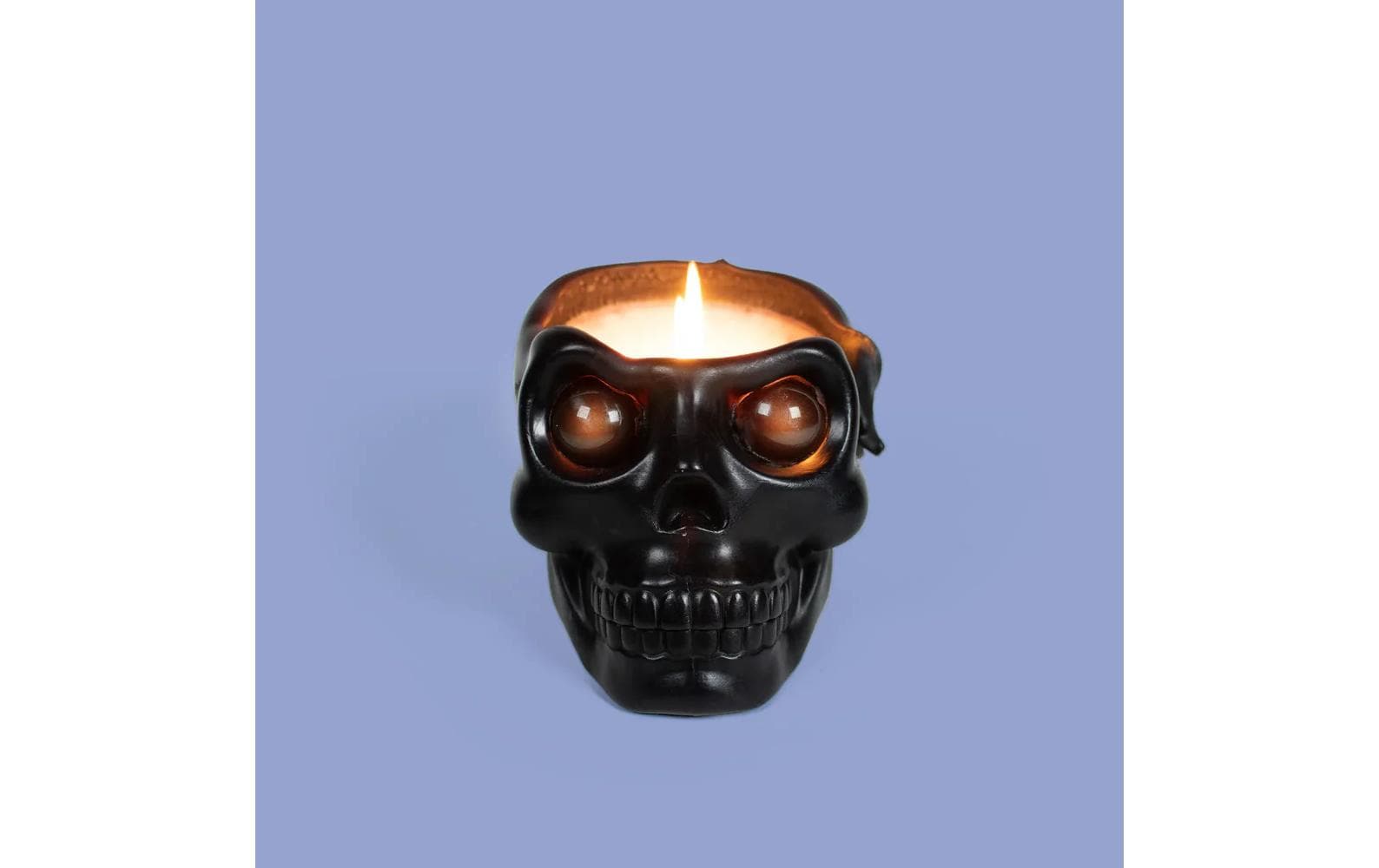 54Celsius Kerze Totenkopf 14 cm x 11.5 cm, Schwarz