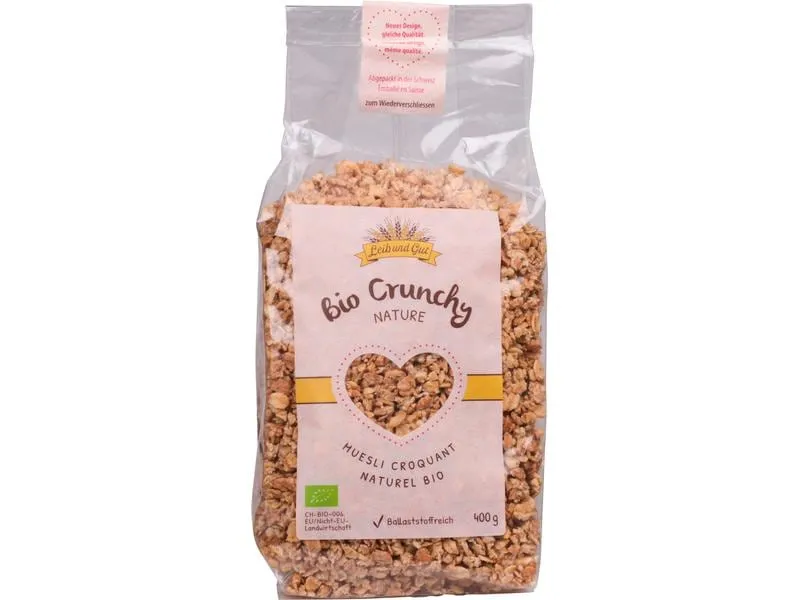 Leib und Gut Müesli Bio Crunchy Nature 400 g Leib und Gut Müesli Bio Crunchy Nature 400 g