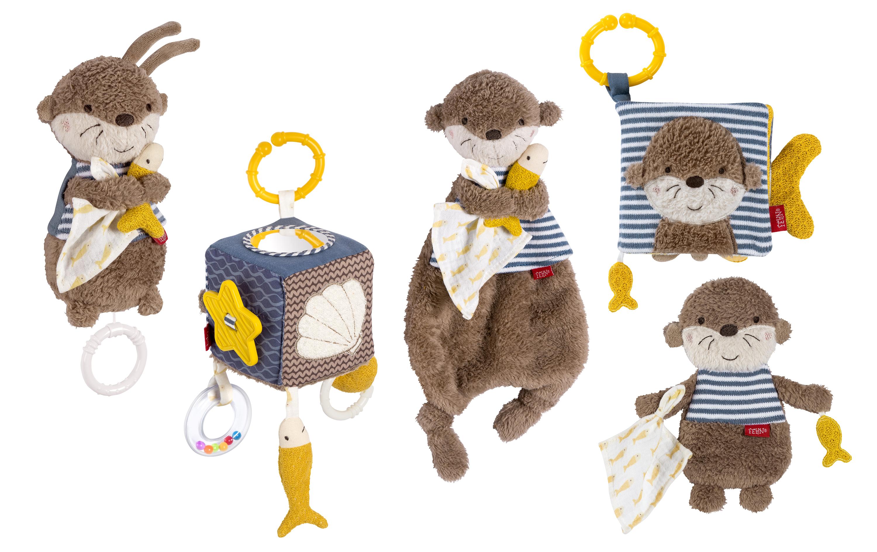 fehn Geschenkset «Otter Theo» aus Stoff und Plüsch