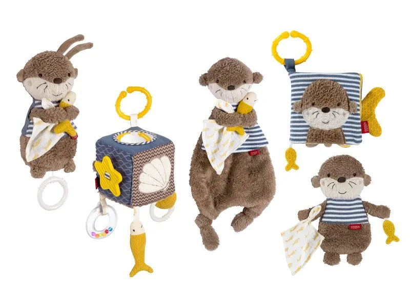 fehn Geschenkset «Otter Theo» aus Stoff und Plüsch fehn Geschenkset «Otter Theo» aus Stoff und Plüsch
