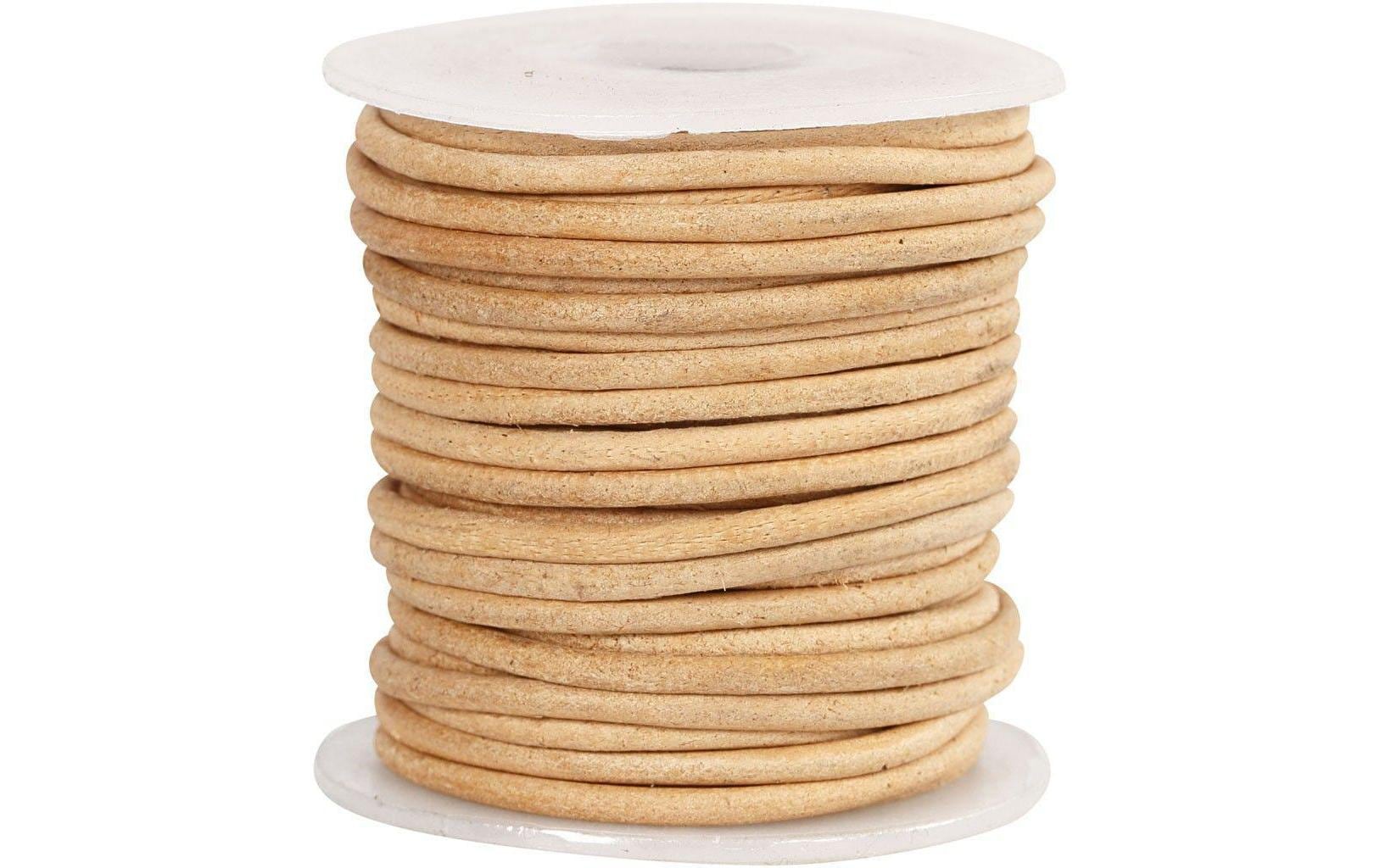 Creativ Company Lederband 2 mm, Beige, 10 m Creativ Company Lederband 2 mm, Beige, 10 m