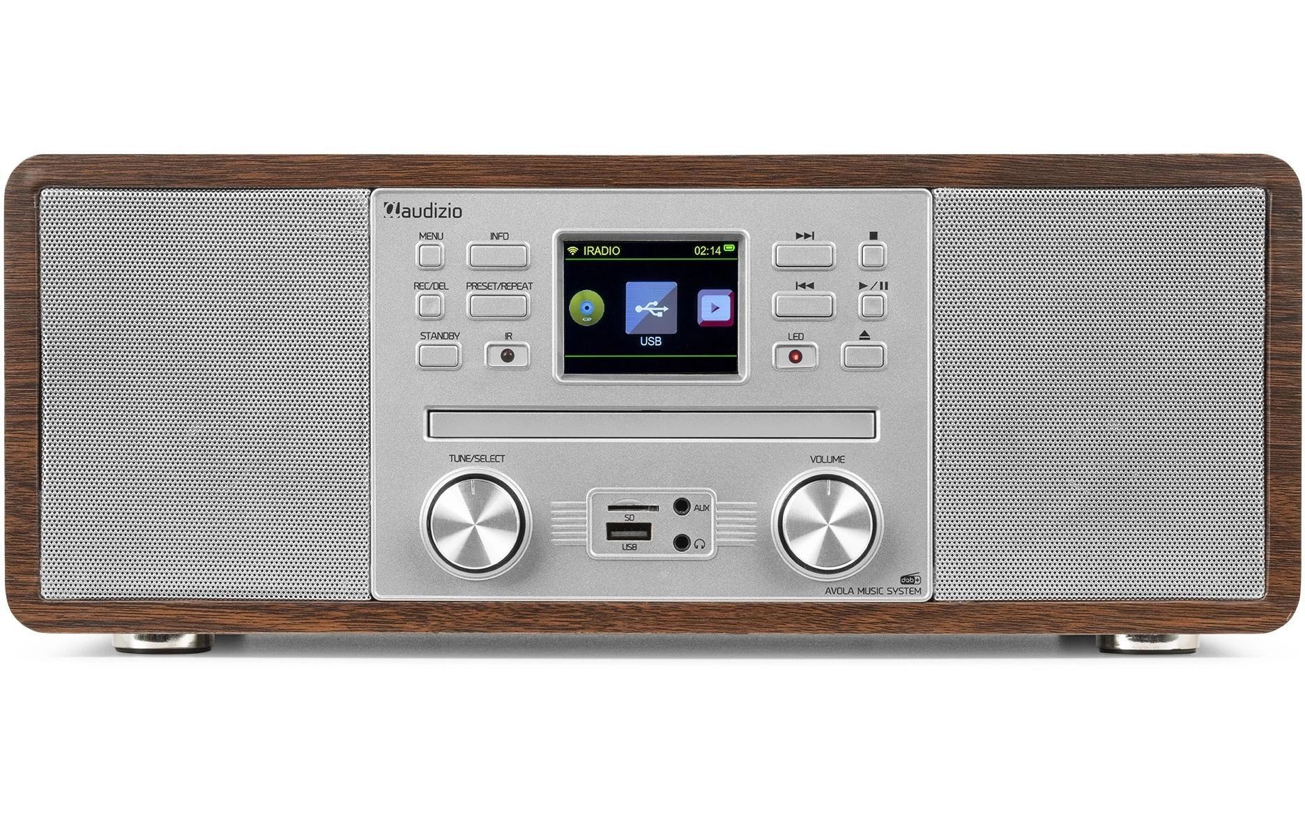 Audizio DAB+ Radio Avola Silber