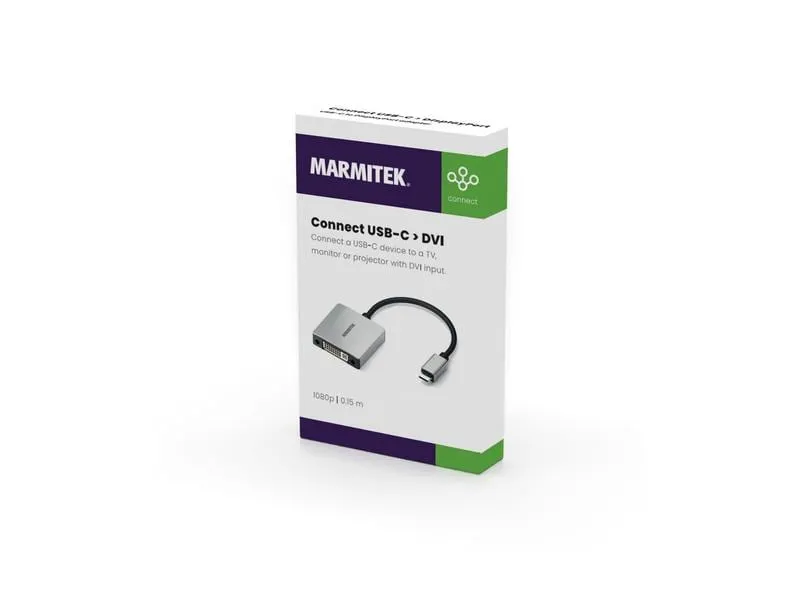 Marmitek Adapter Connect USB-C > DVI