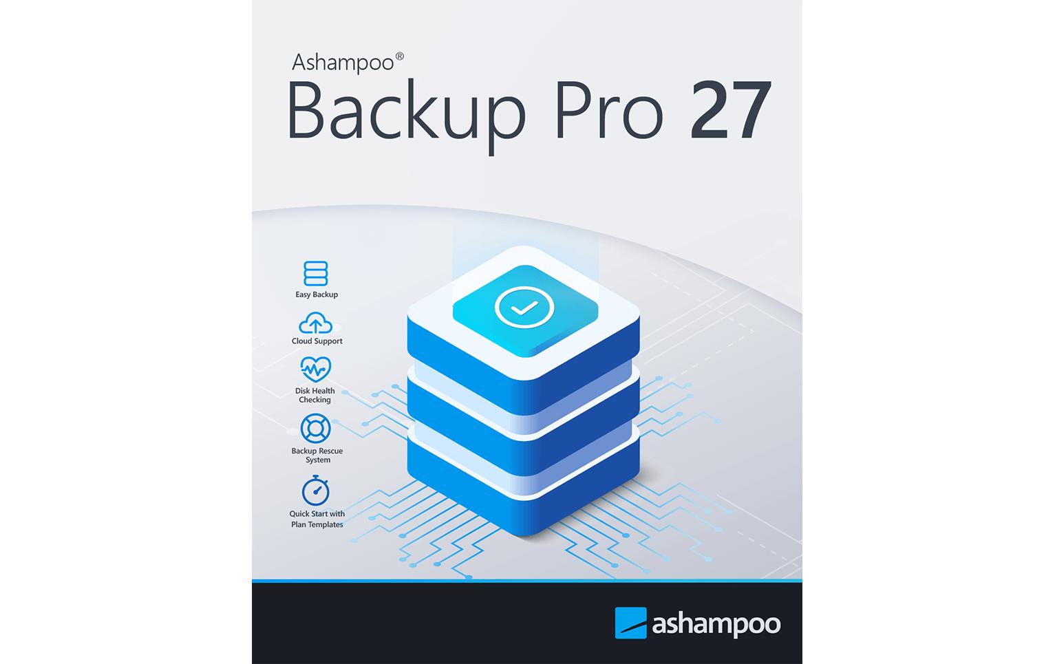 Ashampoo Backup Pro 27 ESD, Vollversion, 1 PC