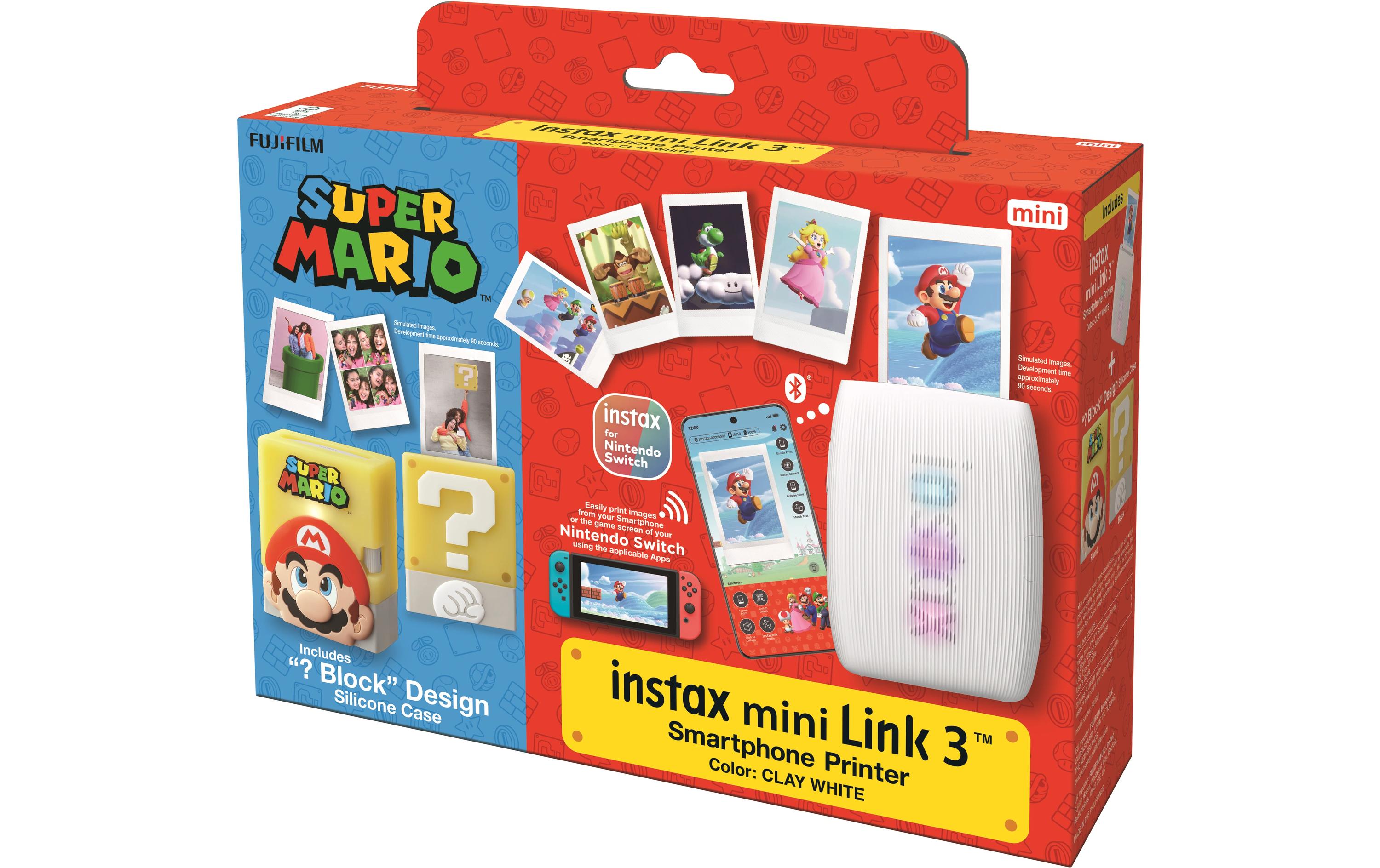 Fujifilm Fotodrucker Instax Mini Link3 Mario