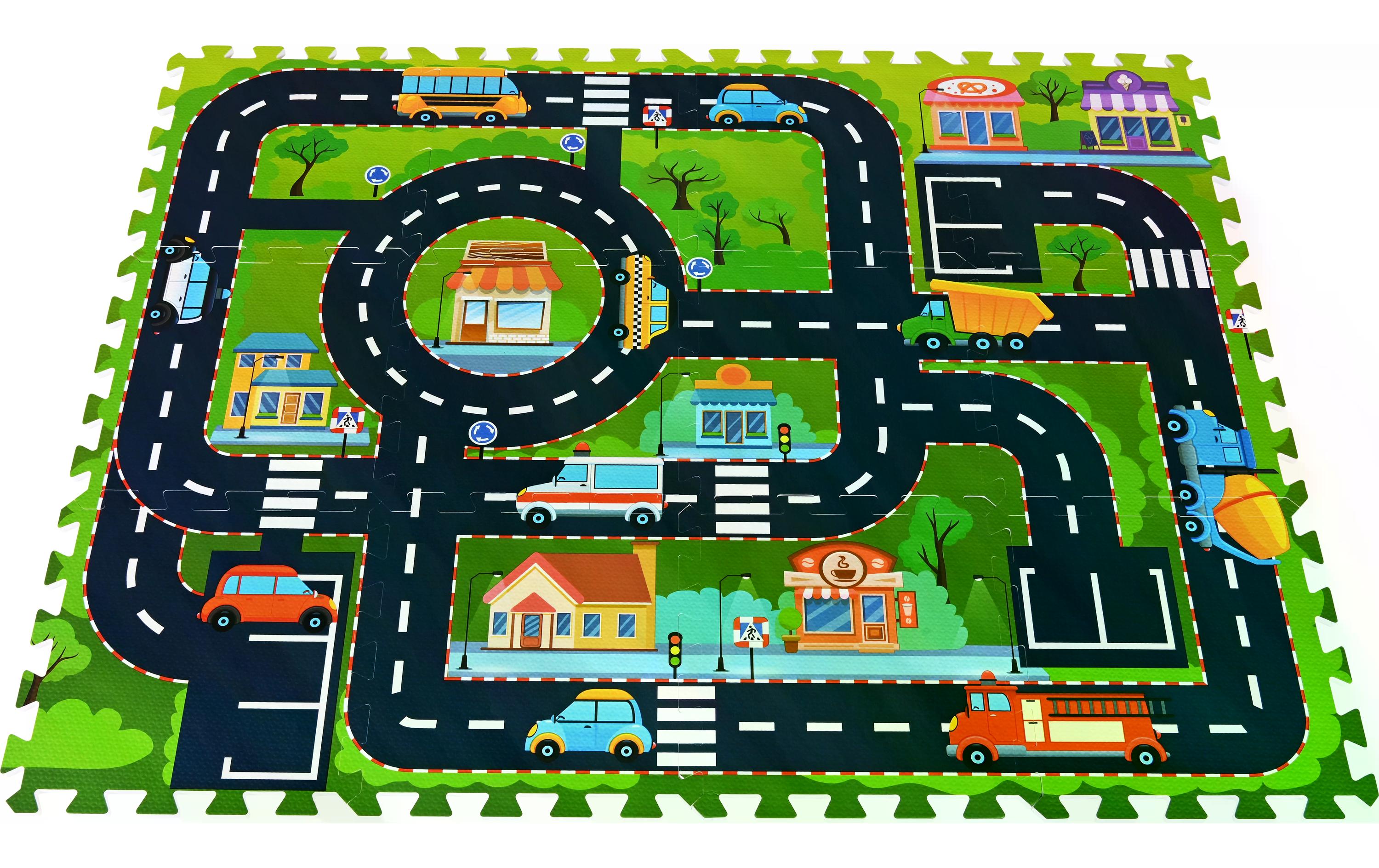 Knorrtoys Puzzlematte Strasse 12-teilig