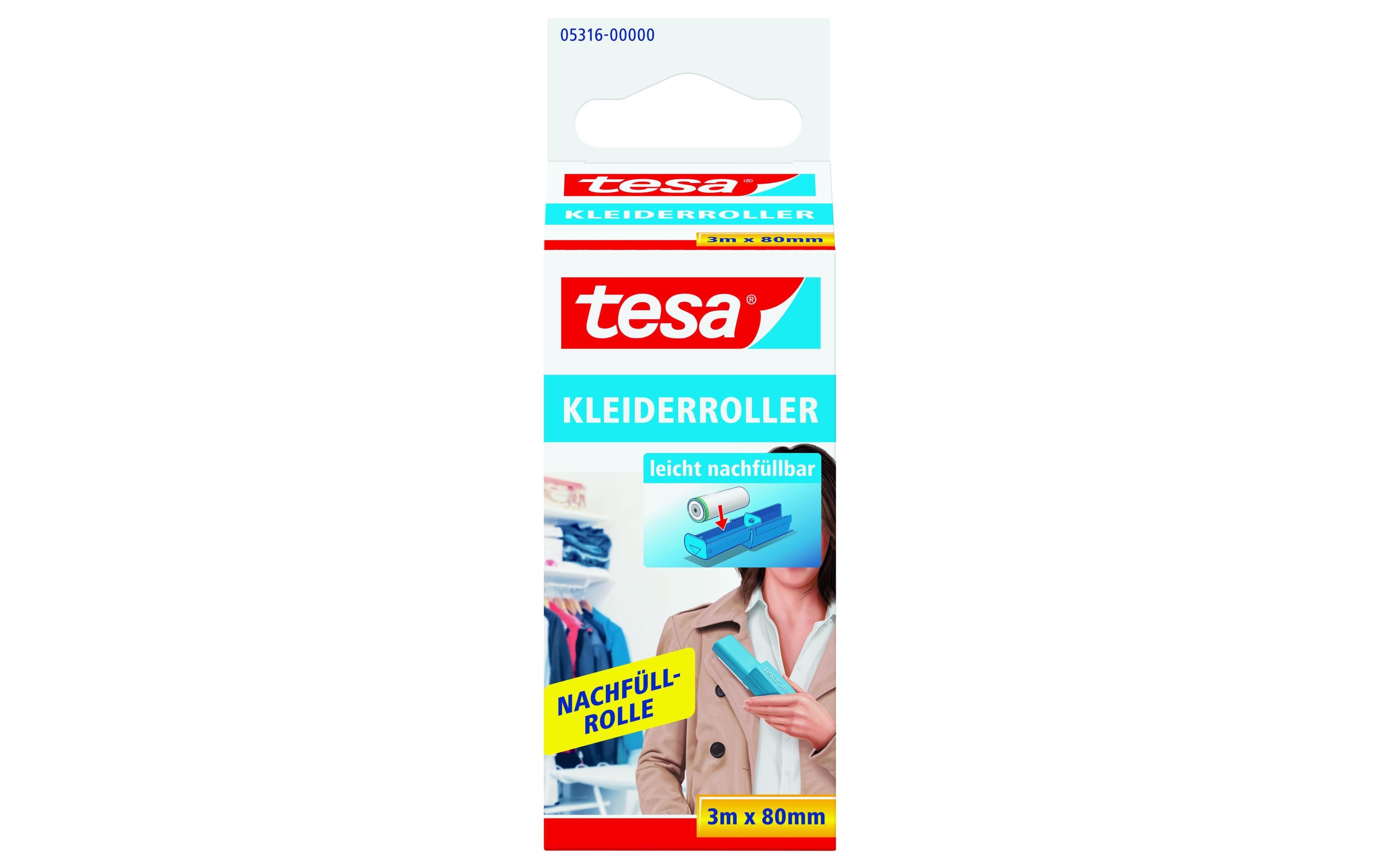 tesa Kleiderroller Nachfüllpackung 2 Stück