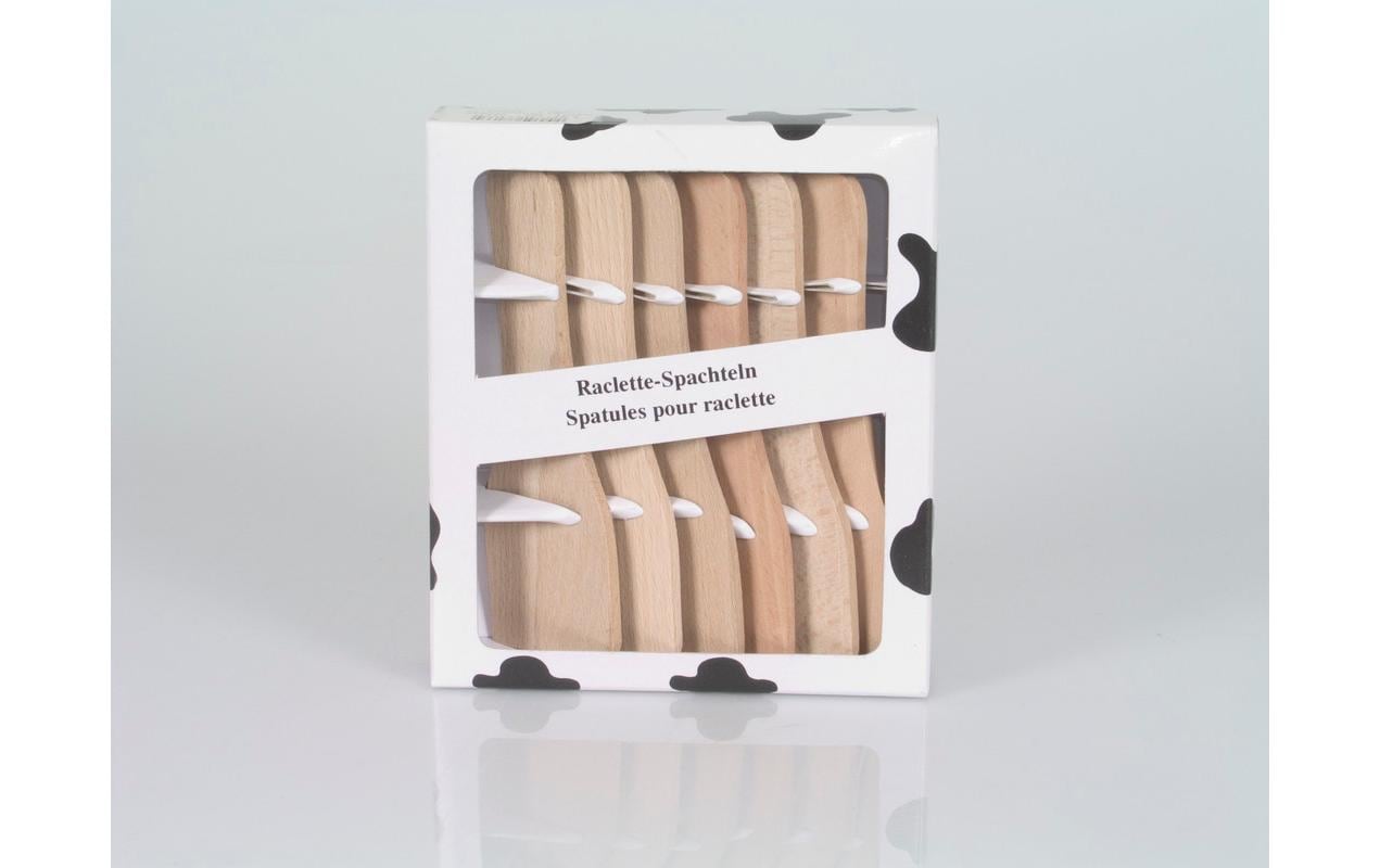 Nouvel Raclette-Spachtel Holz, 6 Stück