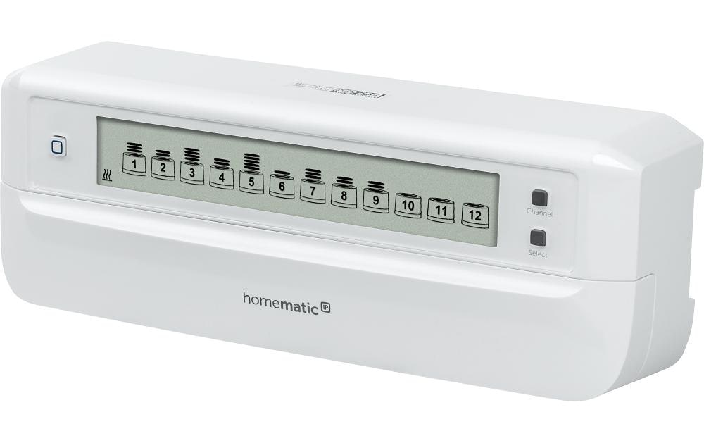 Homematic IP Smart Home Funk-Fussbodenheizungsaktor 24 V / 230 V 12-fach Homematic IP Smart Home Funk-Fussbodenheizungsaktor 24 V / 230 V 12-fach