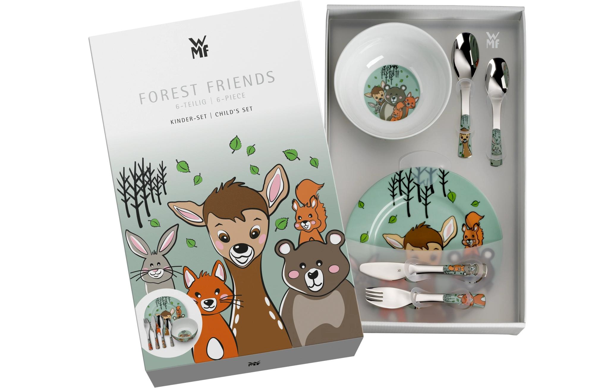 WMF Kindergeschirrset Forest Friends 6-teilig
