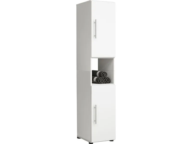 VCM Badezimmerregal Flandu 31 x 160 cm, Weiss VCM Badezimmerregal Flandu 31 x 160 cm, Weiss