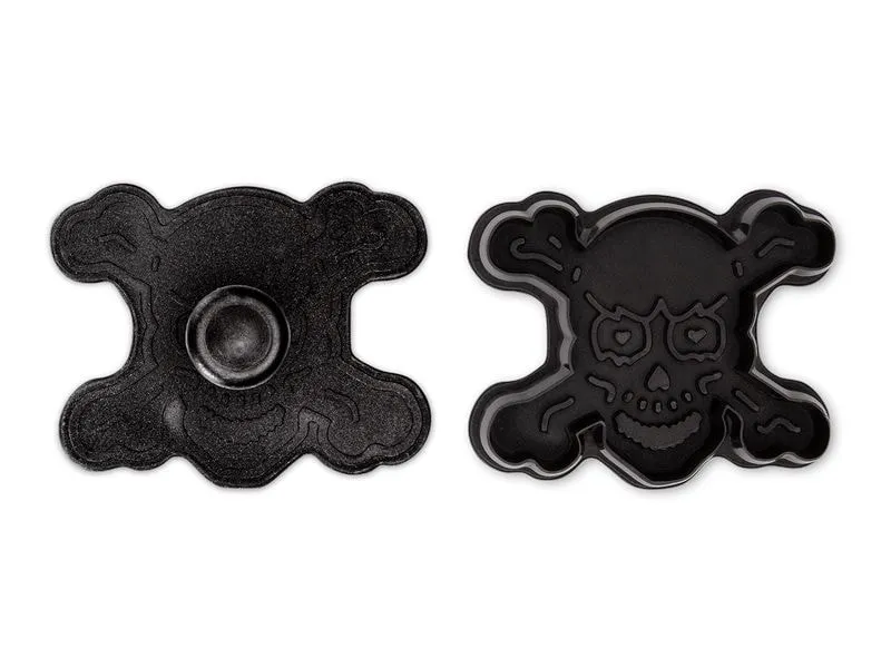 Städter Präge-Ausstecher Totenkopf 4.3 x 7.5 cm, Schwarz
