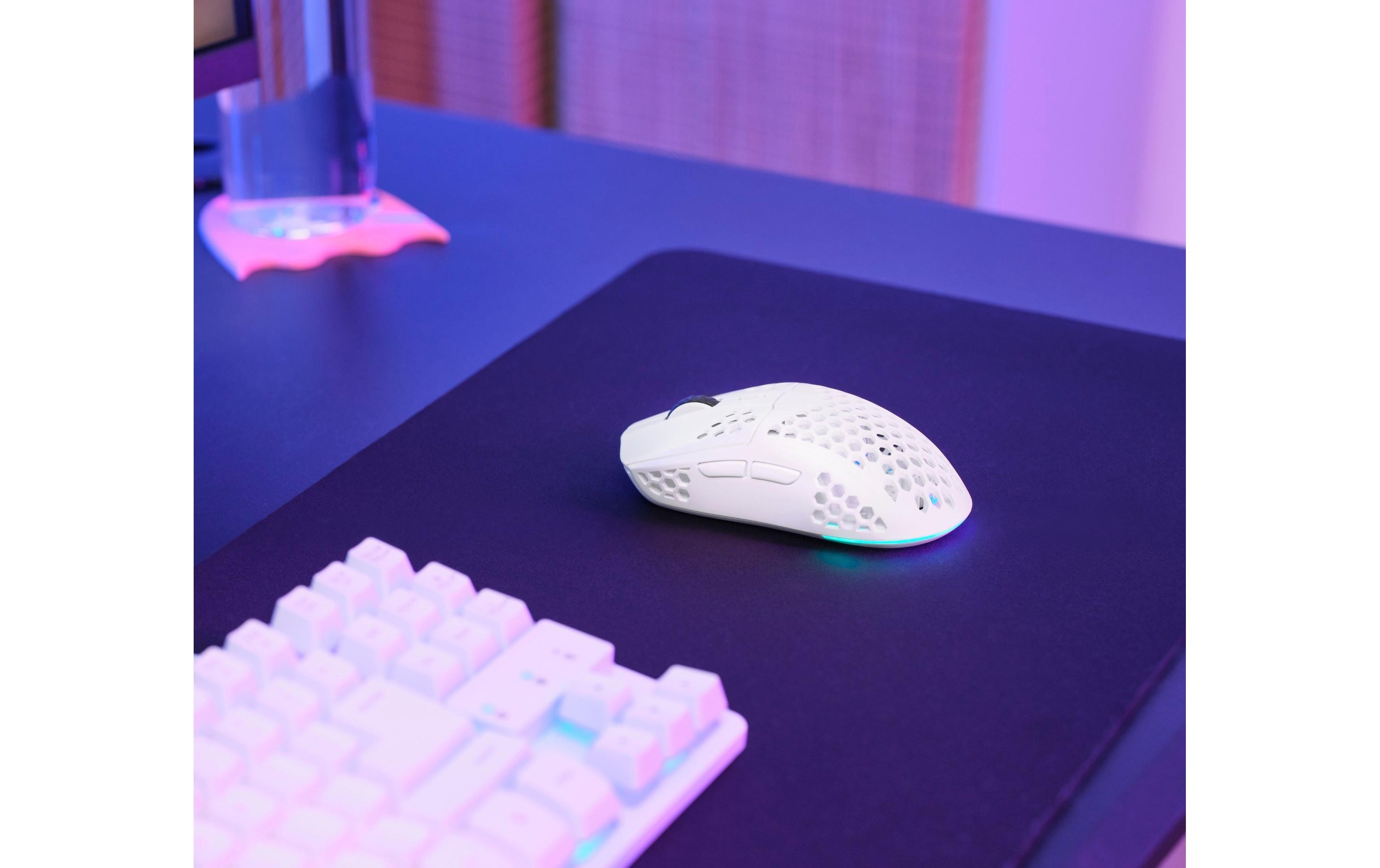 Trust Gaming-Maus GXT929 Helox Weiss