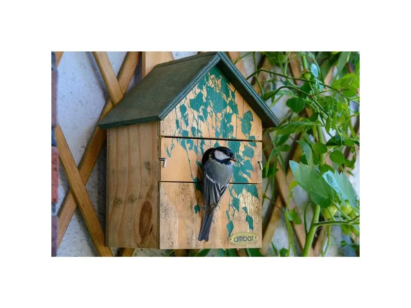 dobar Nistkasten Camouflage Birke, 17.5 x 17 x 33 cm, Holz dobar Nistkasten Camouflage Birke, 17.5 x 17 x 33 cm, Holz