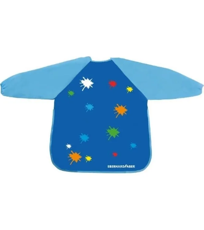 Eberhard Faber Mal-Schürze Einheitsgrösse für Kinder 4 bis 9 Jahre Blau Eberhard Faber Mal-Schürze Einheitsgrösse für Kinder 4 bis 9 Jahre Blau