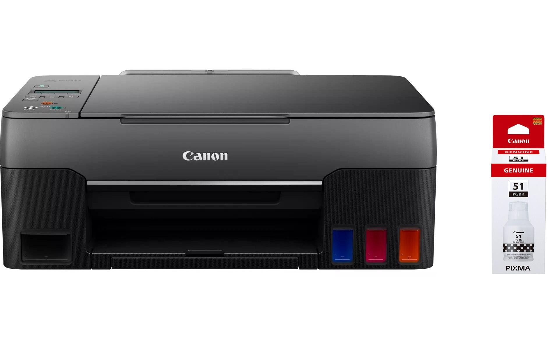 Canon Multifunktionsdrucker PIXMA G2520 + Tinte GI-51PGBK