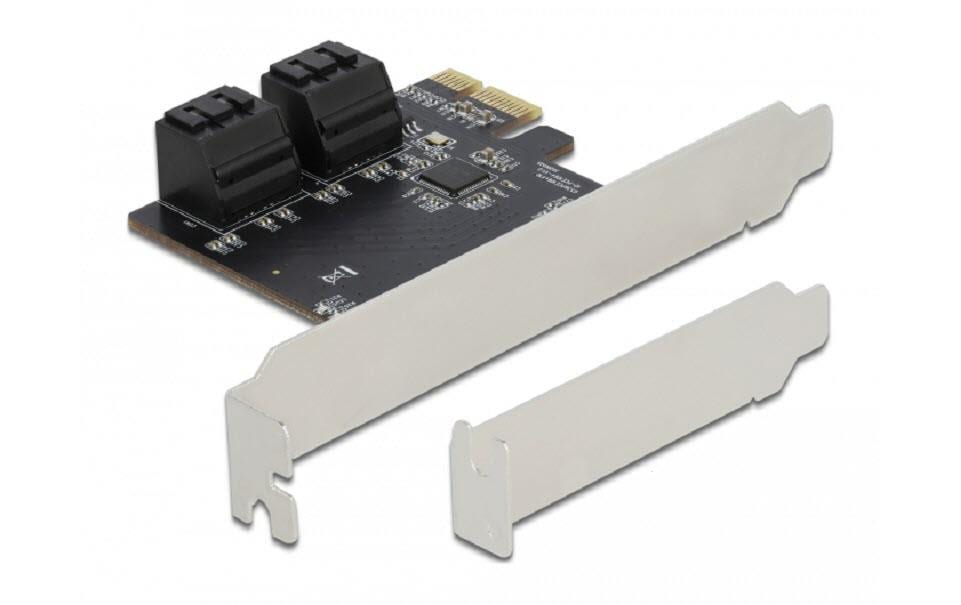 Delock SATA-Controller 4 Port SATA PCI Express x1 Karte LED-Anzeige Delock SATA-Controller 4 Port SATA PCI Express x1 Karte LED-Anzeige
