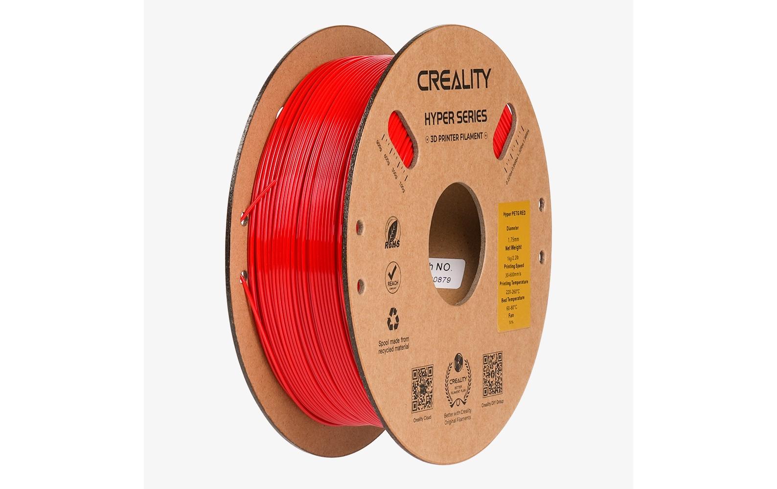 Creality Filament PETG Hyper Rot, 1.75 mm, 1 kg Creality Filament PETG Hyper Rot, 1.75 mm, 1 kg