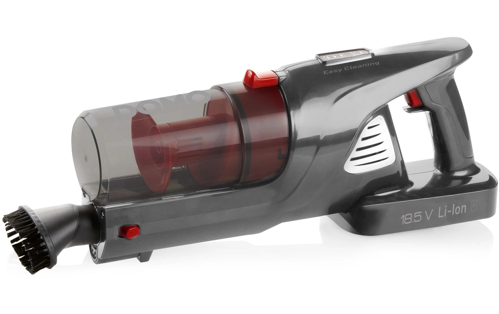 Domo Akku-Hand- und Stielsauger DO1032SV Dunkelgrau