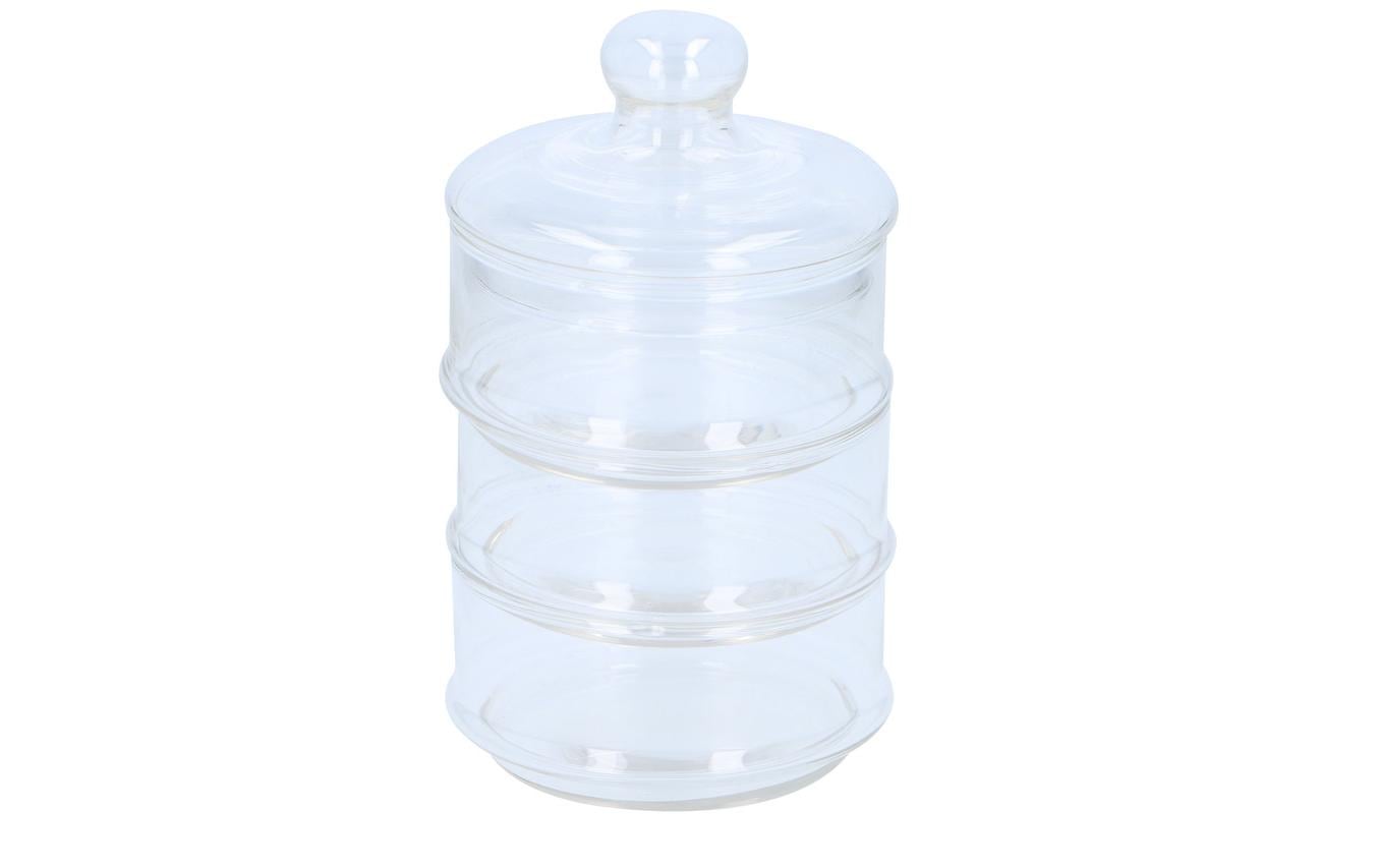 alpina Vorratsglas 3 stöckig Ø12 x 23 cm 2.6 l, Transparent