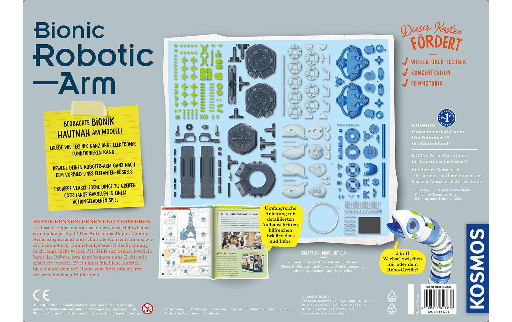 Kosmos Experimentierkasten Bionic Robotic Arm Kosmos Experimentierkasten Bionic Robotic Arm