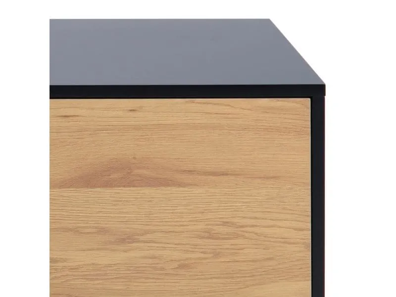 AC Design TV-Möbel Seaford 140 x 40 x 45 cm, Nature/Schwarz AC Design TV-Möbel Seaford 140 x 40 x 45 cm, Nature/Schwarz