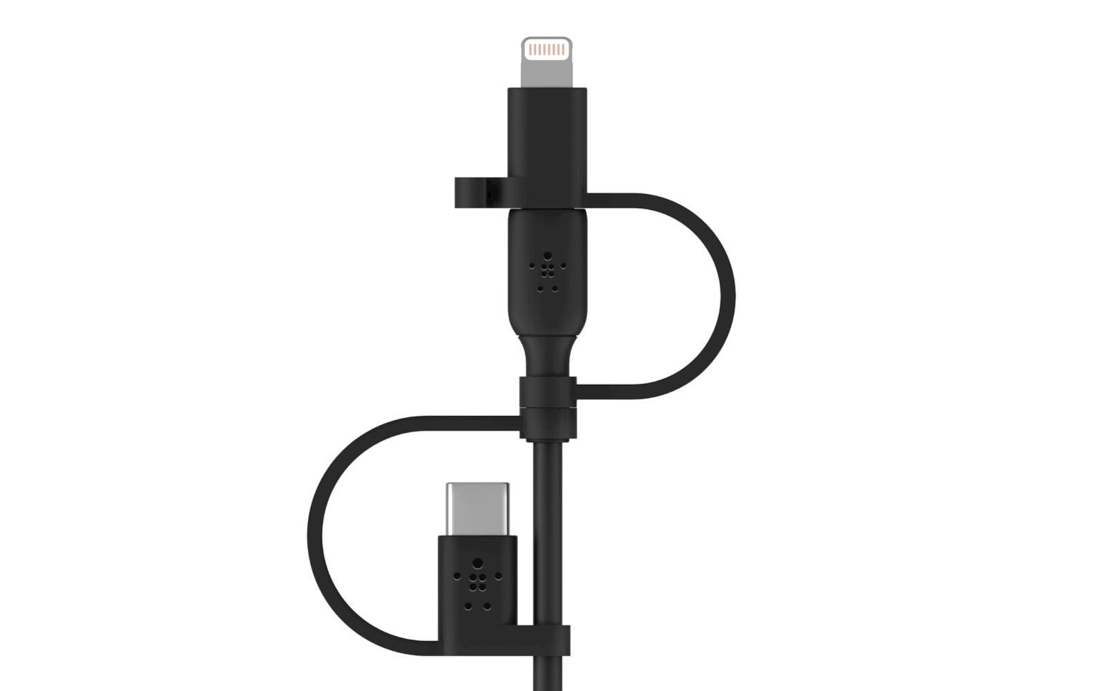 Belkin BoostCharge Universal USB A - Lightning/Micro-USB B/USB C