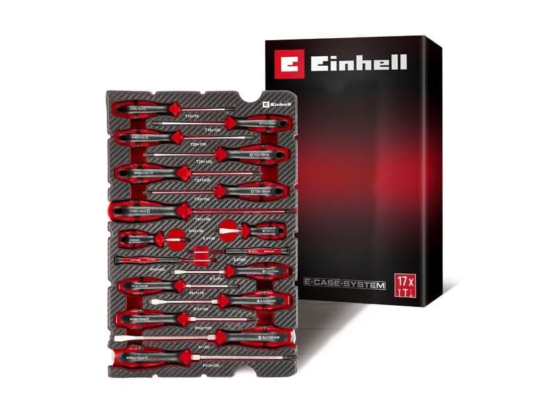 Einhell E-Case 17-tlg., Chrom-Vanadium-Stahl Einhell E-Case 17-tlg., Chrom-Vanadium-Stahl