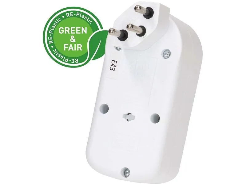 Max Hauri Mehrfachstecker ADAPT 2xT13, drehbar 320° 2 Max Hauri Mehrfachstecker ADAPT 2xT13, drehbar 320° 2