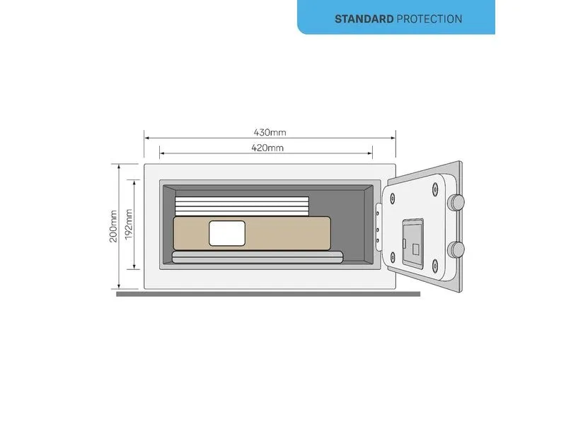 Yale Möbeltresor Value Safe, 24 l
