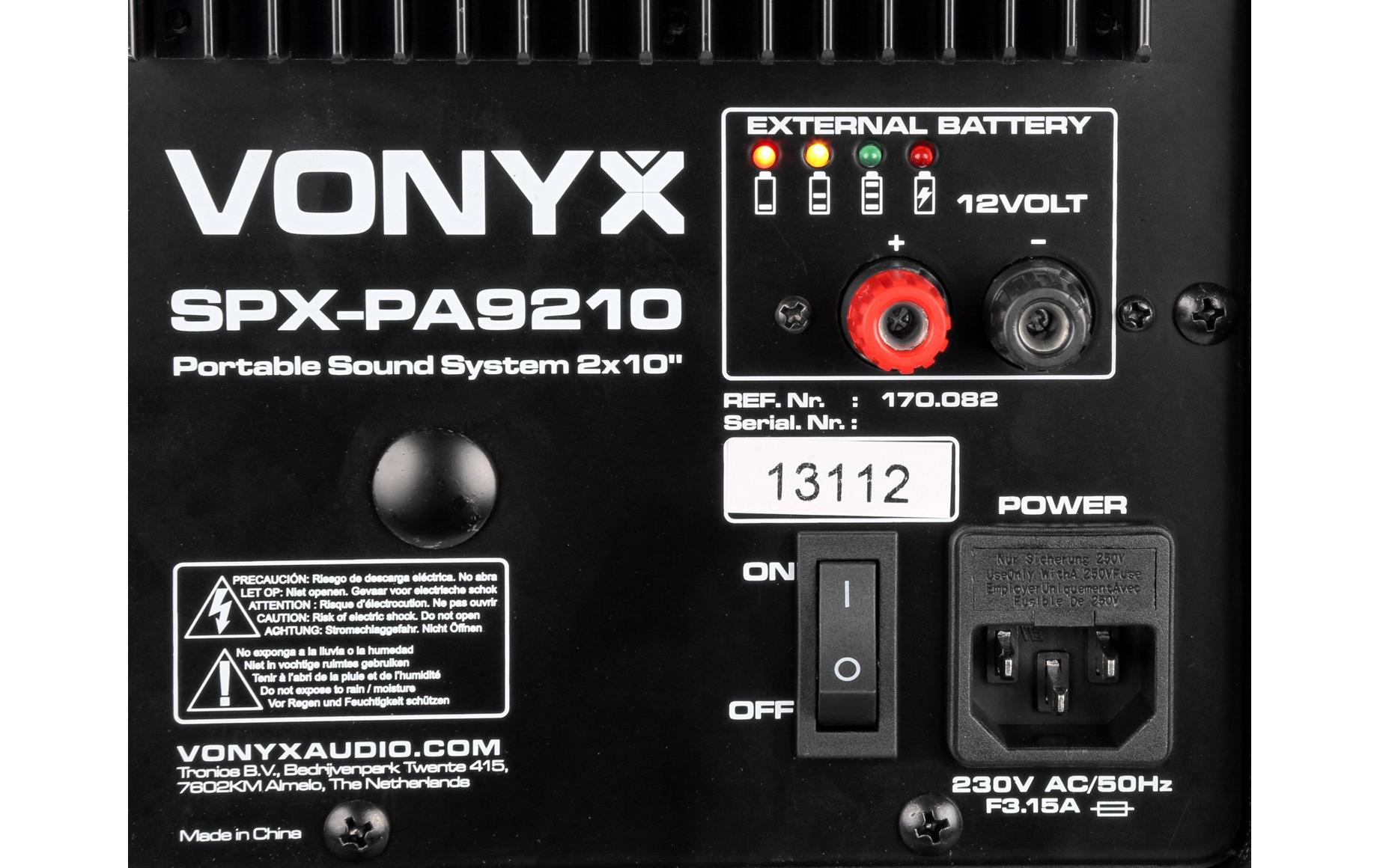 Vonyx PA-System SPX-PA9210