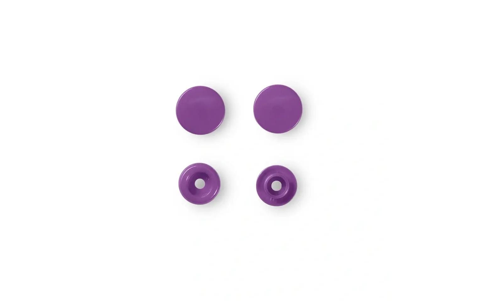 Prym Druckknöpfe Color Snaps Lila, Ø 12,4 mm, 30 Stück Prym Druckknöpfe Color Snaps Lila, Ø 12,4 mm, 30 Stück