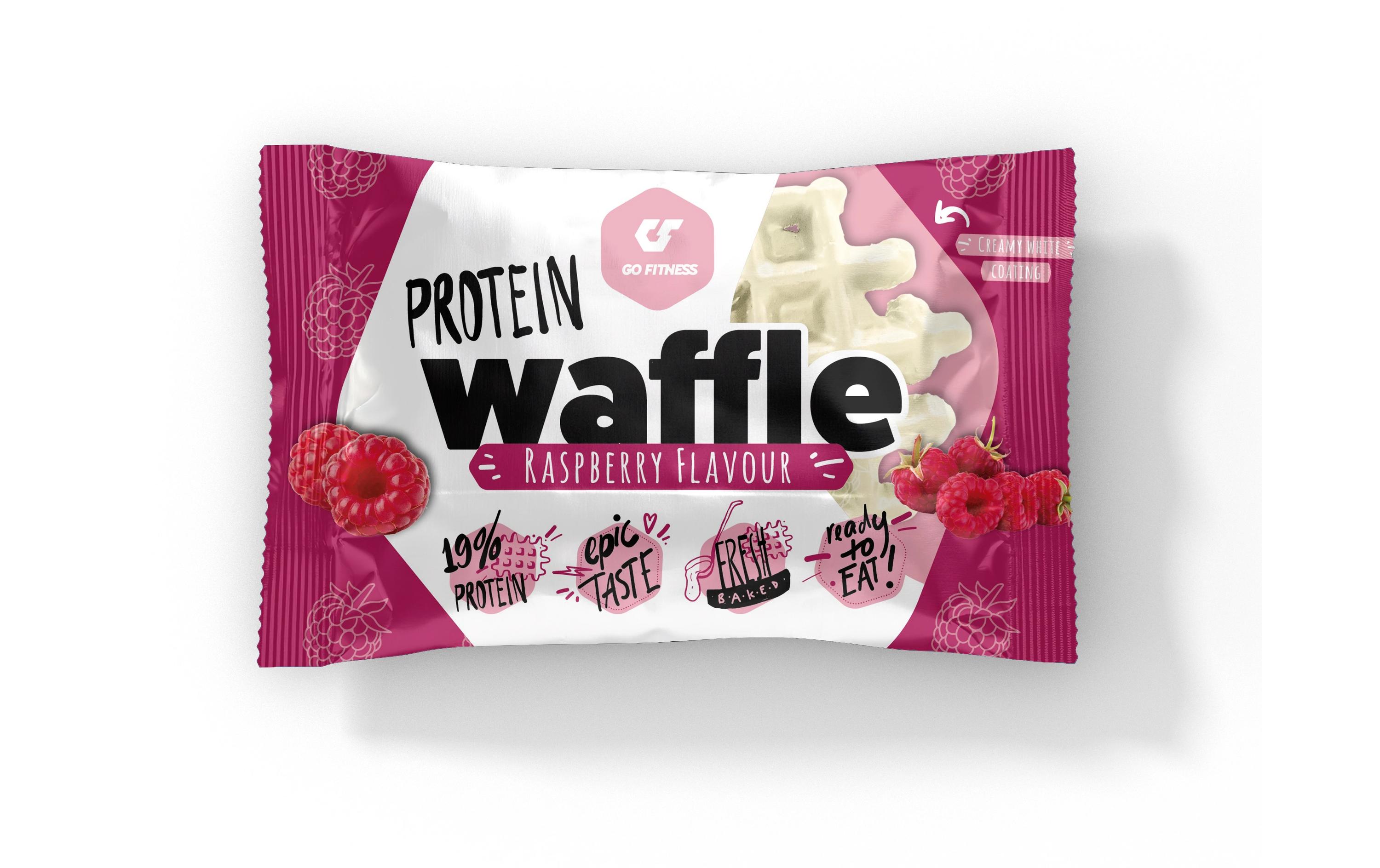 Go Fitness Riegel Nutrition Protein Waffle Raspberry 1 x 50g