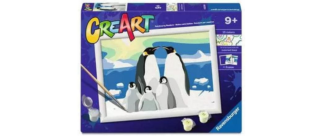 Ravensburger Malen nach Zahlen CreArt – Penguin Family Ravensburger Malen nach Zahlen CreArt – Penguin Family