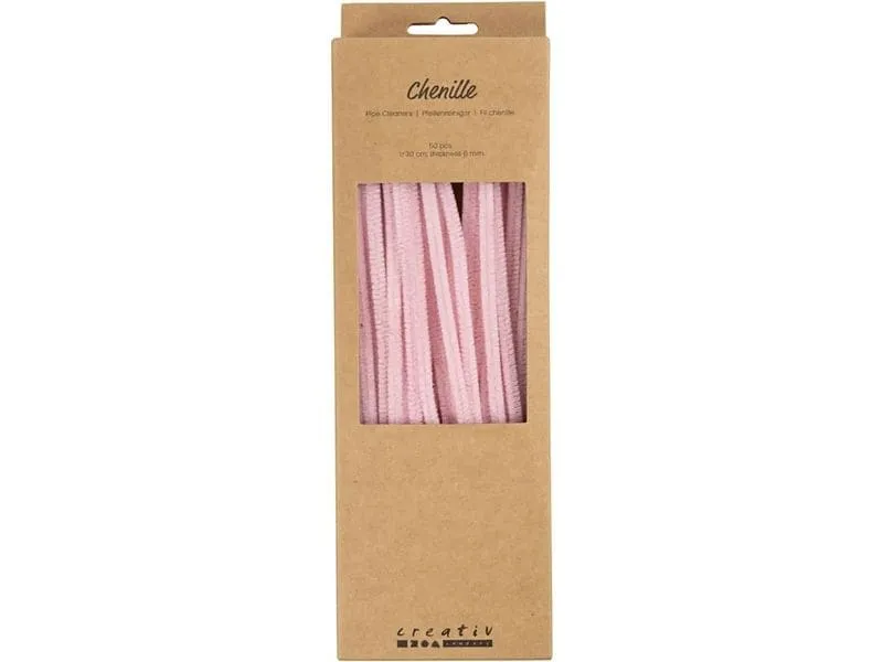 Creativ Company Chenilledraht 50 Stück, Rosa Creativ Company Chenilledraht 50 Stück, Rosa