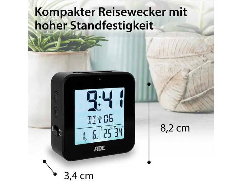 ADE Funkwecker mit Nachtlichtsensor ADE Funkwecker mit Nachtlichtsensor
