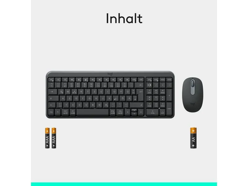 Logitech Tastatur-Maus-Set MK250 Graphite Logitech Tastatur-Maus-Set MK250 Graphite