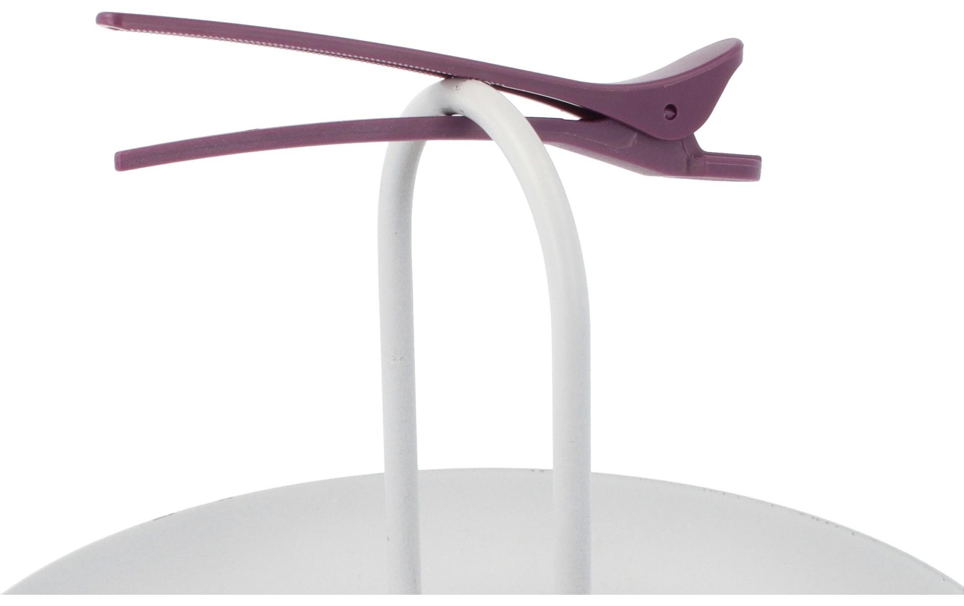 Parsa Beauty Frisier-Haarclips Lila/Pink/Rosa 3 Stück