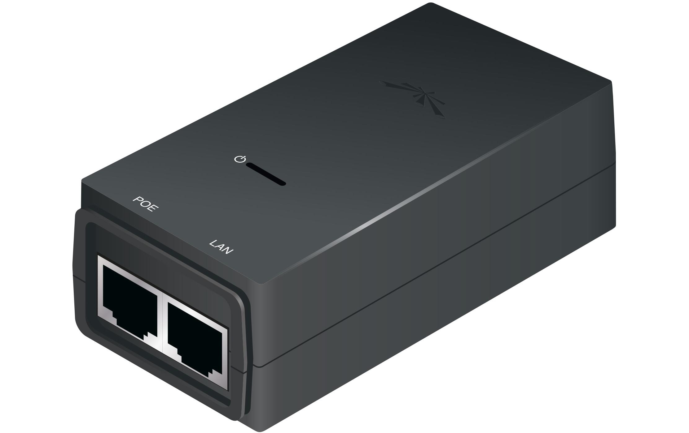 Ubiquiti PoE Injector POE-24-12W 24 Volt FE passiv, 12 Watt Ubiquiti PoE Injector POE-24-12W 24 Volt FE passiv, 12 Watt