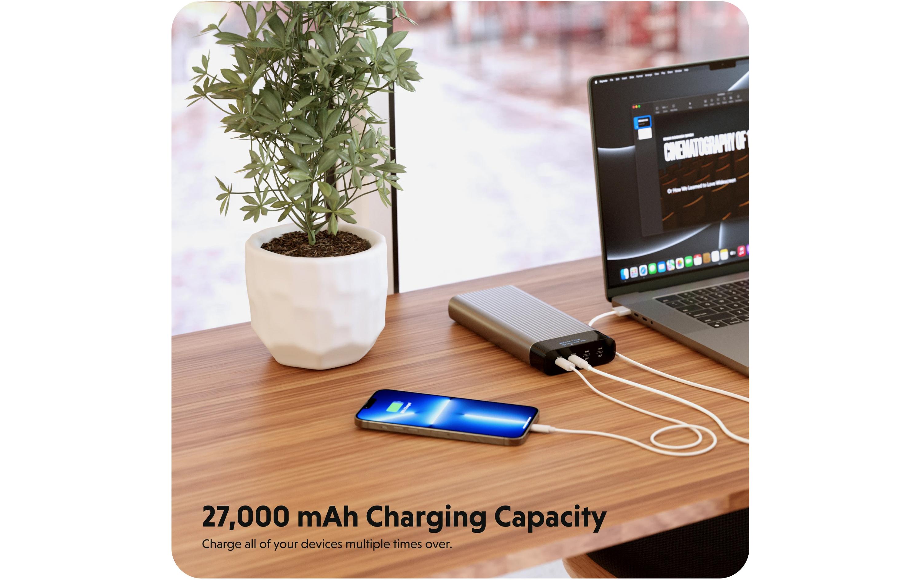 HYPER Powerbank HyperJuice 245W USB-C Battery Pack 27000 mAh