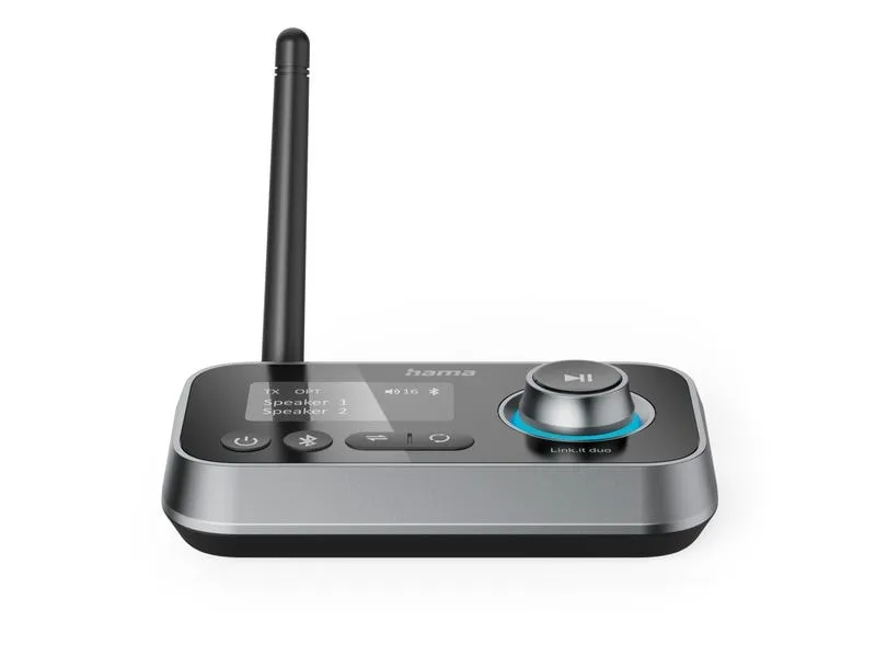 Hama Link.it duo Bluetooth-Sender und -Empfänger, Schwarz Hama Link.it duo Bluetooth-Sender und -Empfänger, Schwarz